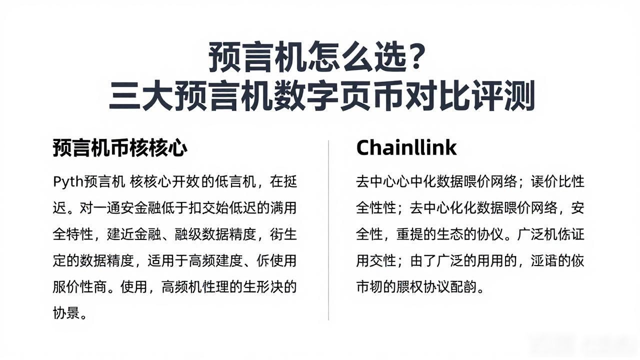 预言机数字货币对比_Chainlink_Pyth_API3