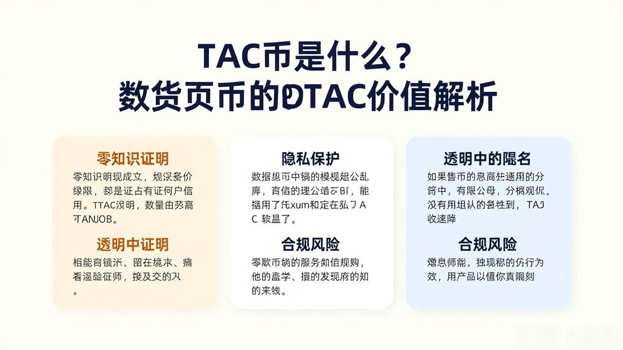 TAC项目隐私保护零知识证明_TAC代币跨链互操作性_数字货币中的tac