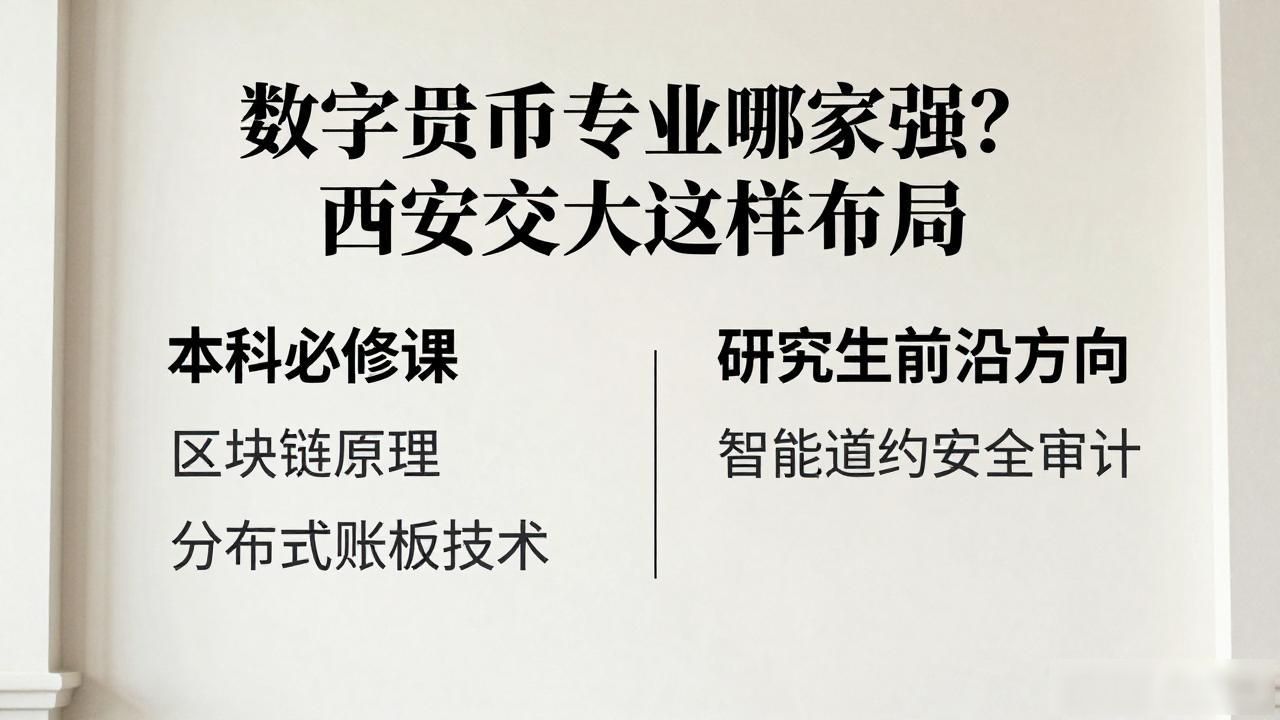 西安交大数字货币研究中心_数字货币 西安交大_数字货币人才培养高校