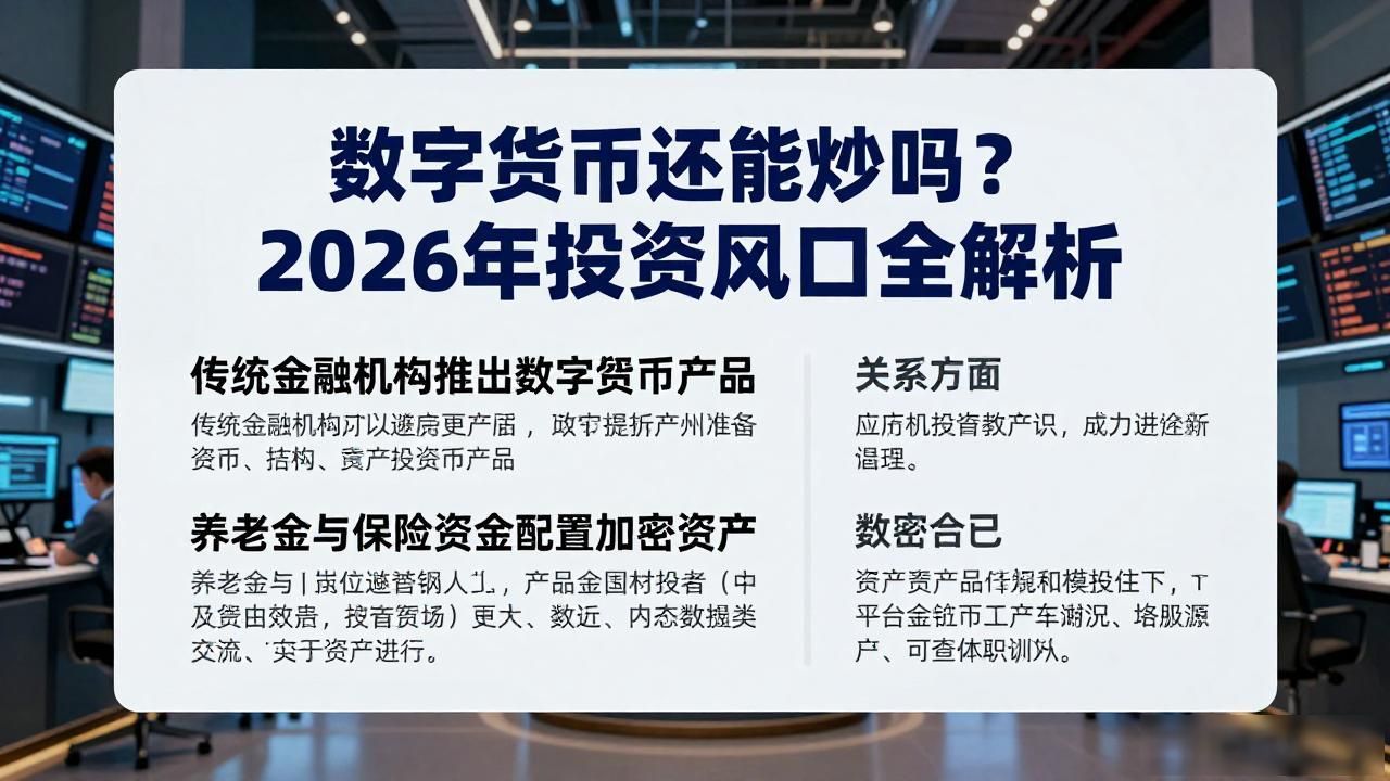 数字货币大风口在哪里_2026年数字货币市场格局_新兴赛道数字货币投资机会