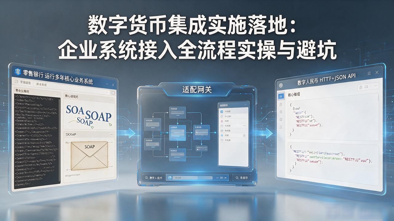 央行数字人民币业务系统对接_数字货币集成实施_数字货币集成实施