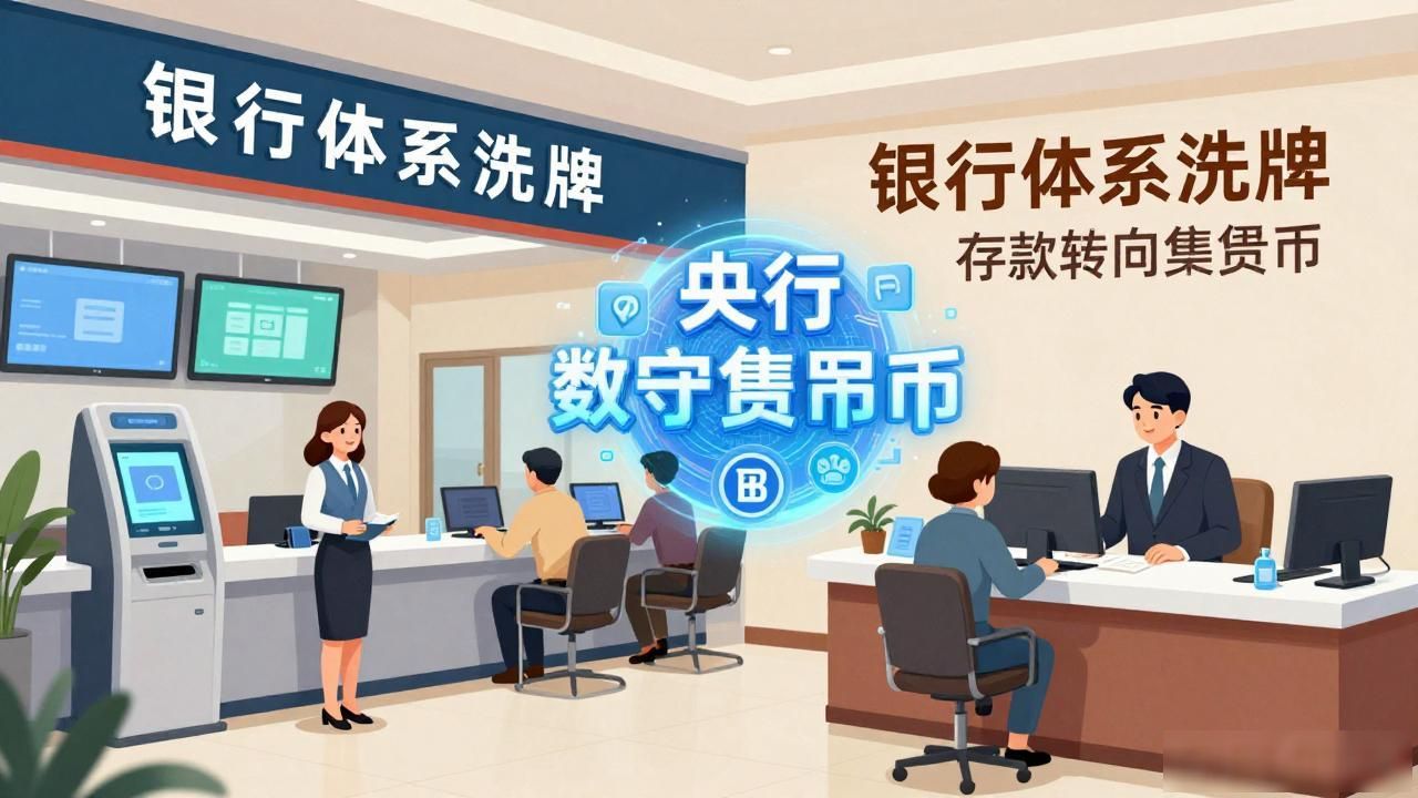 央行数字货币和比特币的区别_央行数字货币对银行体系的影响_发行数字货币的影响