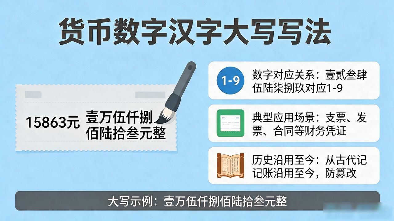防止金额篡改的财务安全_货币大写书写规范_货币数字汉字